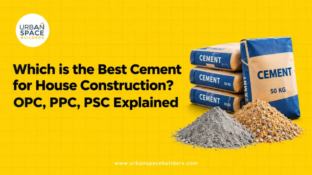 best cement for house construction