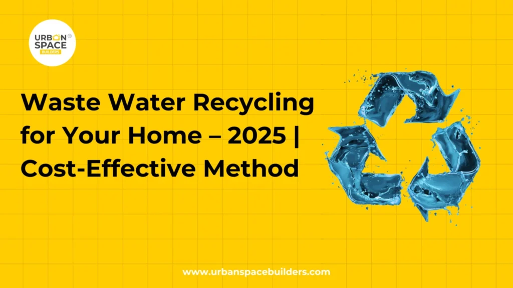 waste water recycling for home