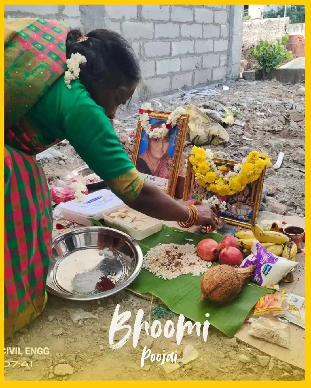 Bhoomi Poojai | Construction company in Chennai | Urbanspace Builders